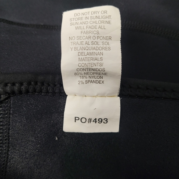 NEOSPORT XSpan 1.5 MM  Youth’s Long Sleeve Top Diving Color Black Size 10  armp - Picture 8 of 8